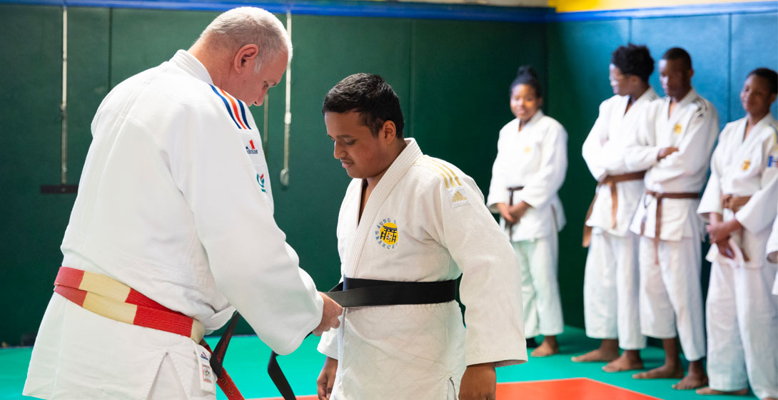 Le handi-judo se développe en Seine-Saint-Denis
