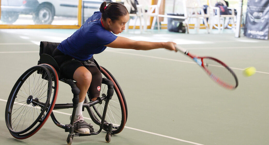 À Montfermeil, un tournoi de tennis fauteuil à taille humaine