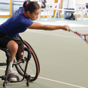 À Montfermeil, un tournoi de tennis fauteuil à taille humaine