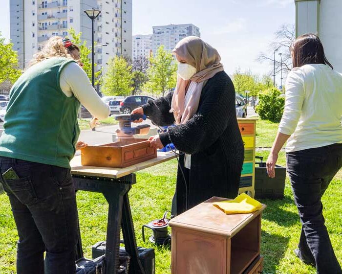L’association « À Chacun Son Cocon » développe les ateliers de bricolage solidaires
