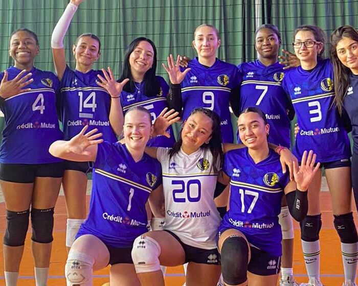 Les moins de 21 ans féminines du Tremblay volley entrent dans l’histoire du club