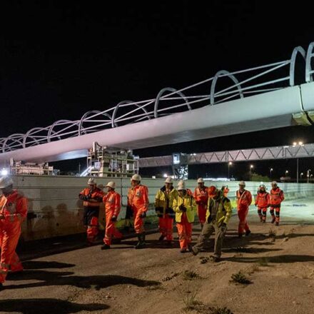 En images, les travaux hors-normes de la Ligne 17