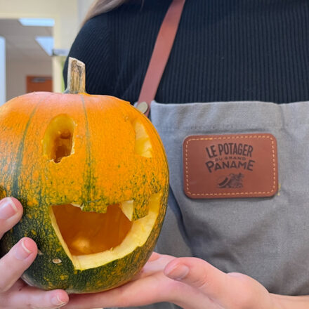 Une citrouille d’Halloween anti-gaspi