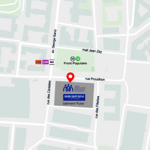 Plan d'accès maison départementale de l'autonomie et des aidant·es 