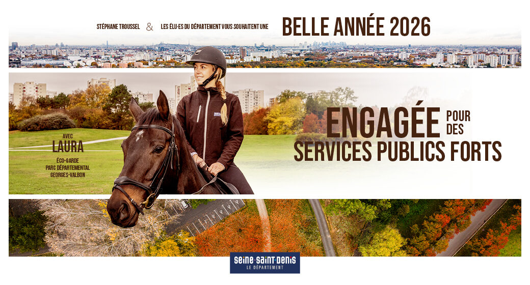 Stéphane Troussel et les élu·es du Département vous souhaitent une belle année 2026