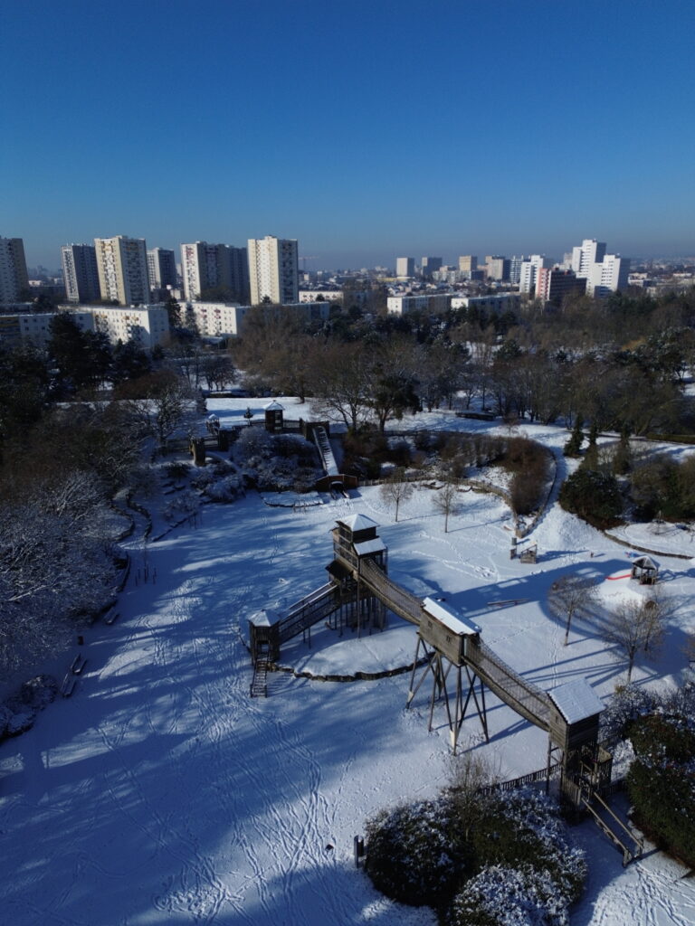 parc valbon neige seine saint denis 
