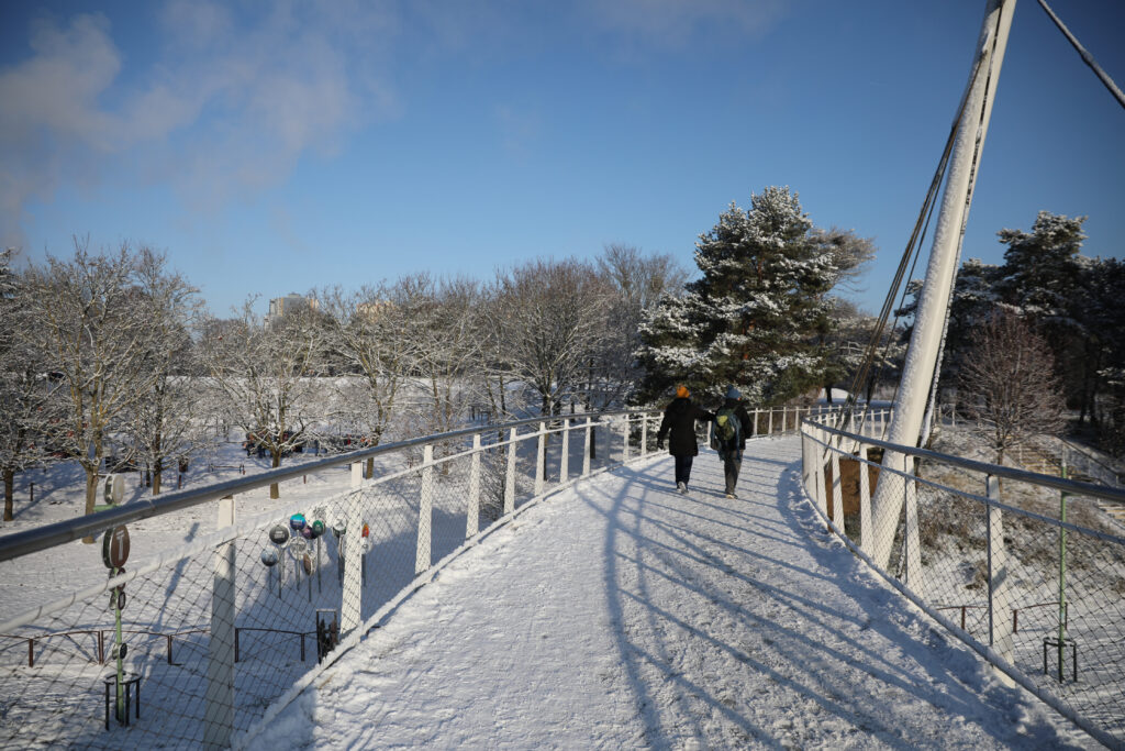 NEIGE CANAL DE L'OURQ - PARC DE LA BERGÈRE 