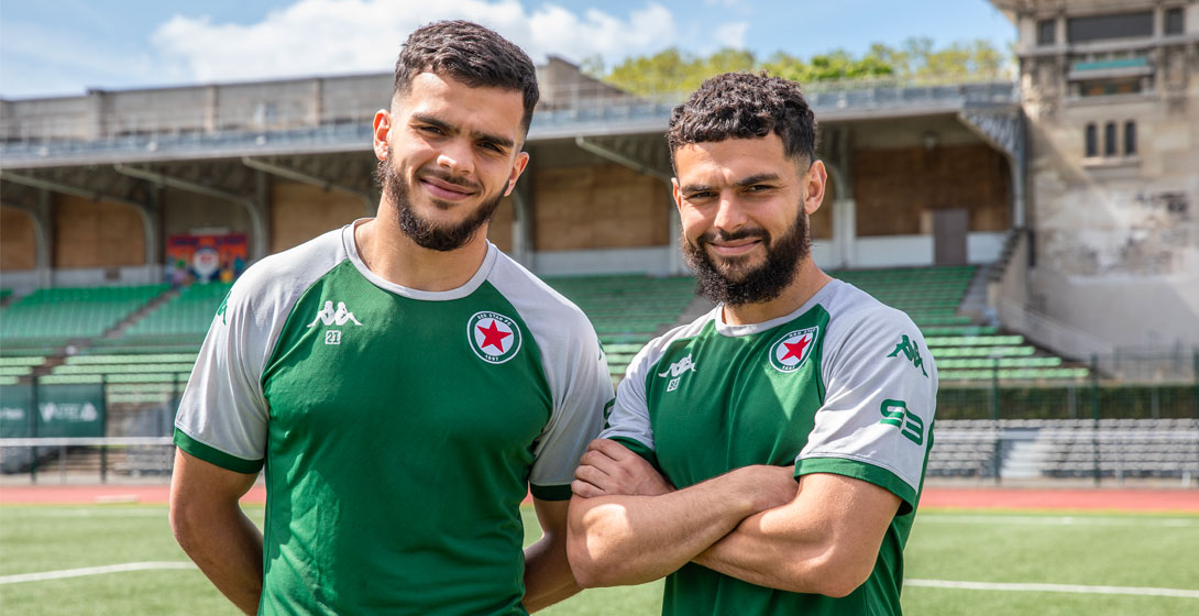 Les Hachem Globe Brothers, joueurs du Red Star, enfants de Seine-Saint-Denis