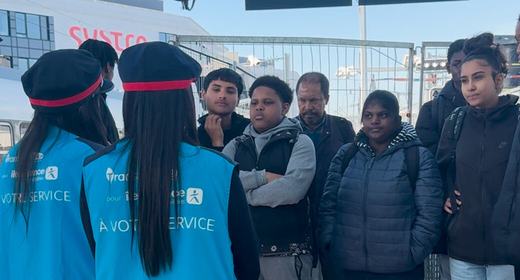 Les collégien·nes de classe SEGPA, découvrent les métiers du transport