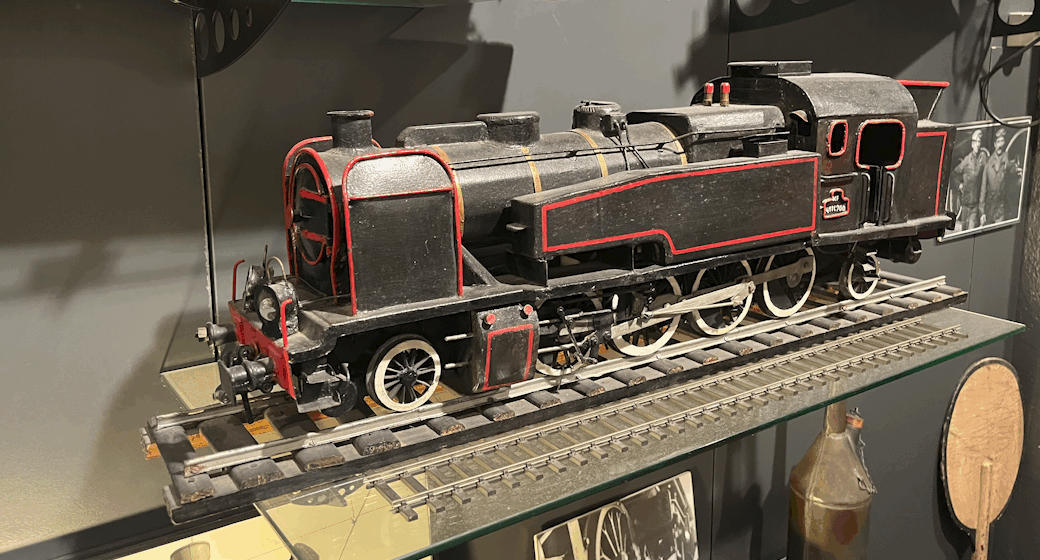 Un musée du train dans une gare RER