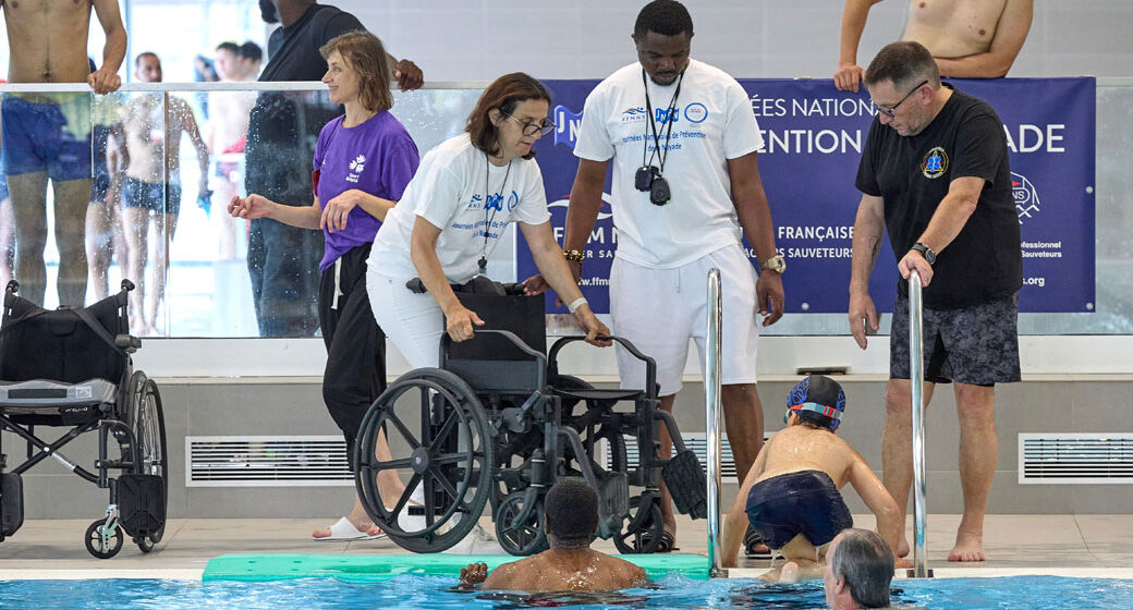 Sport, prévention et inclusion à la piscine Kellermann
