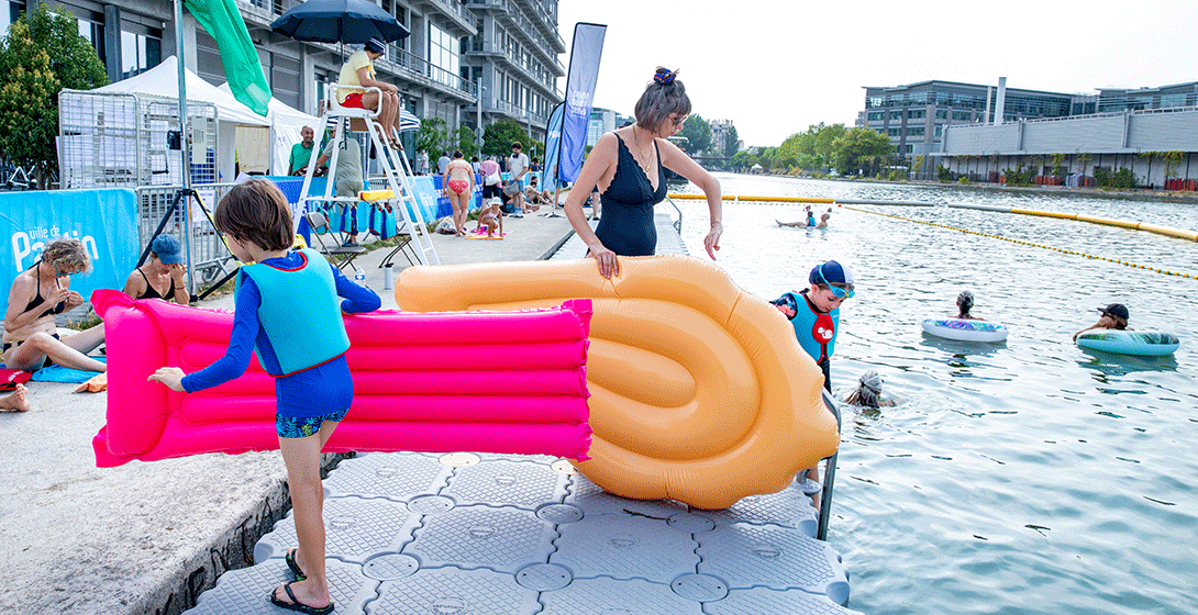 La baignade dans l&rsquo;Ourcq à Pantin ouverte tous les week-ends cet été