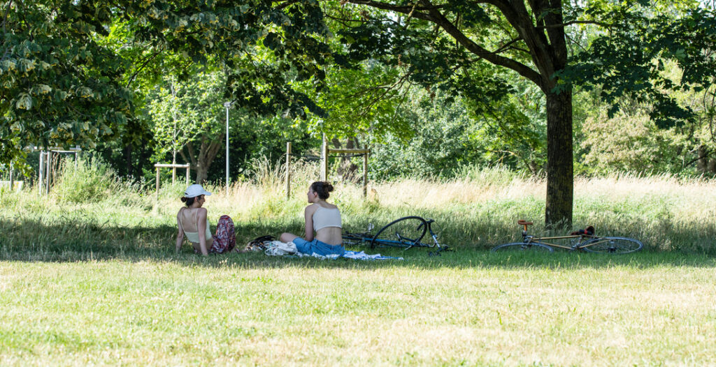 Les parcs départementaux apportent de la fraîcheur aux habitants de la Seine-Saint-Denis pendant les périodes de canicule.