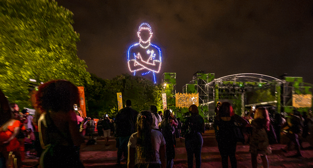 500 drones dans le ciel de Seine-Saint-Denis